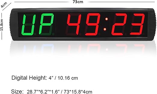 Workout Timer Wall Interval Clock